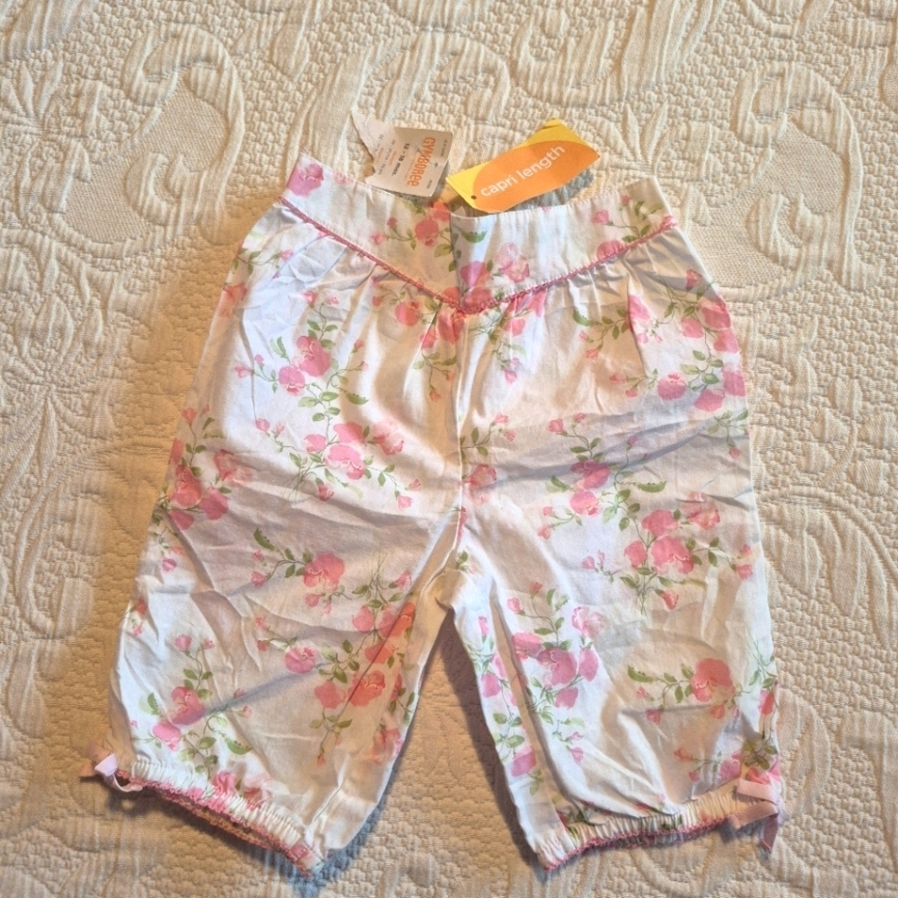 Gymboree girls size 12-18 months Sweet Nothings line 2005 capri length NEW